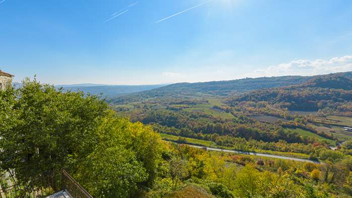 Appartamenti a Pićan con piscina e splendida vista, 28