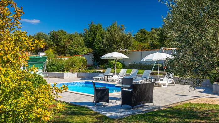 Villa with private pool, decorated in traditional Istrian style, 25