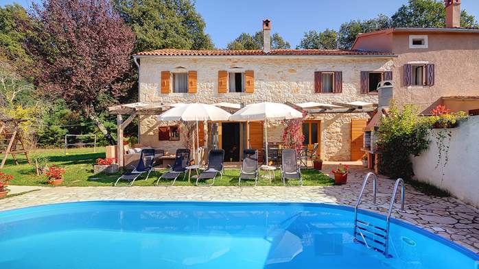 Villa su due piani, con piscina e terrazza nell'Istria centrale, 6