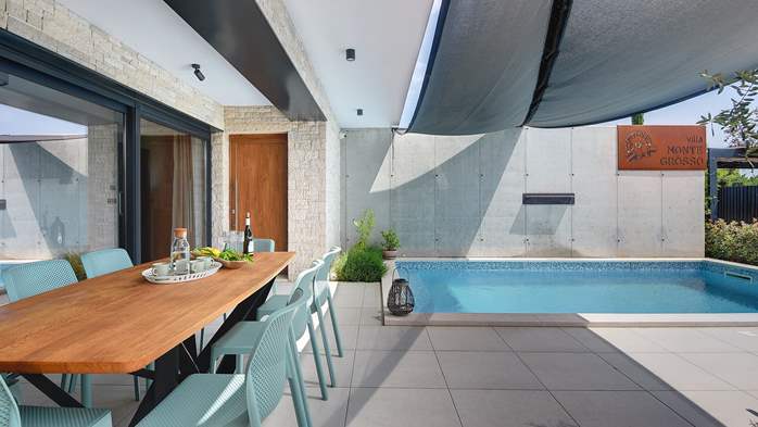 Villa moderna a Pola con piscina privata, 32